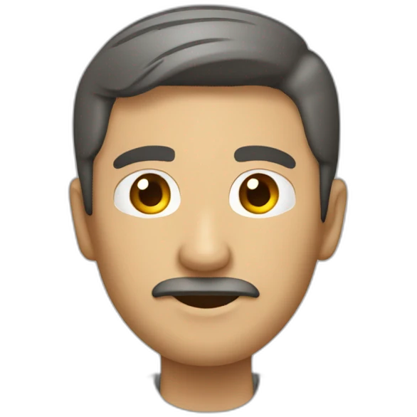 hombre seguro que transmite una buena apariencia emoji