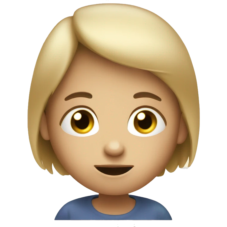 talking child with speech bubble  emoji