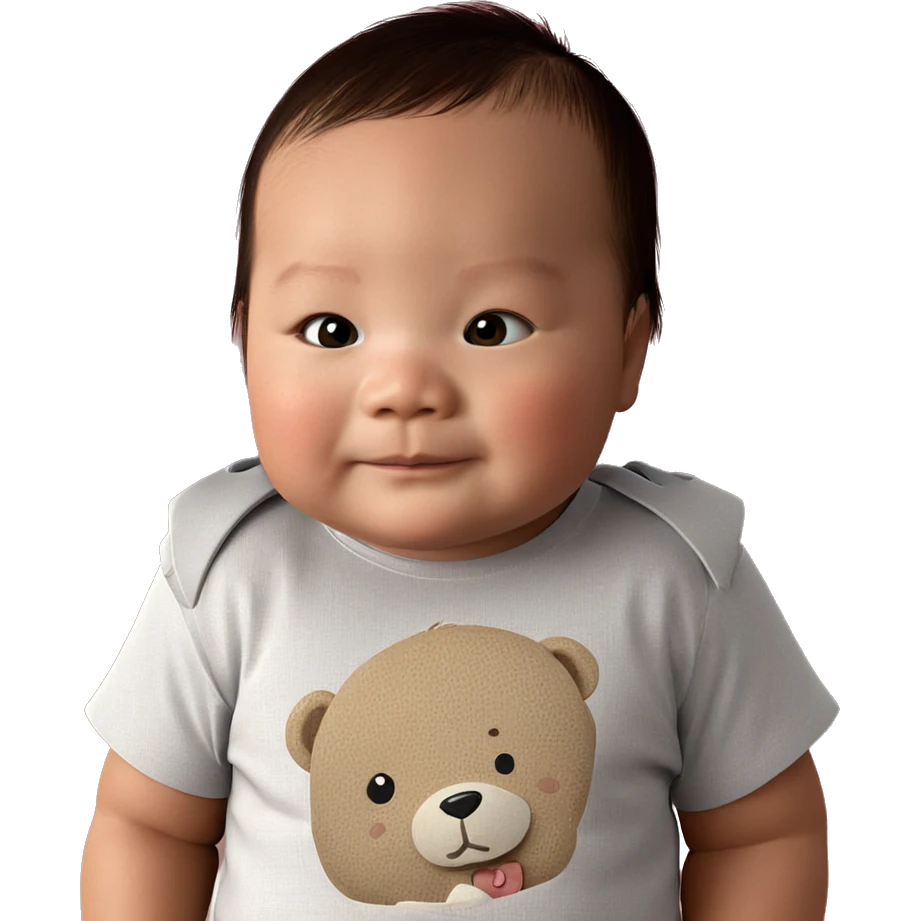 child with teddy bear emoji