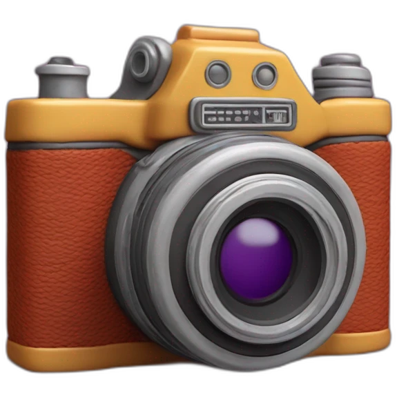 Plasticine Old Film Camera emoji