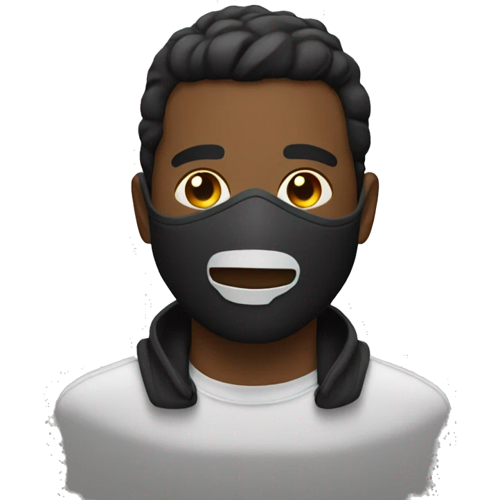 Anile Guys with a mask with Led  emoji