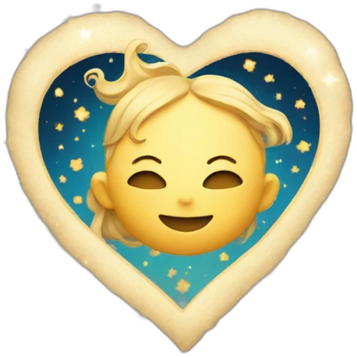 heart with stars emoji