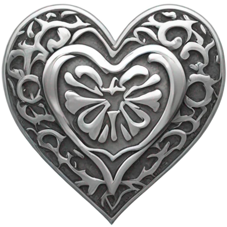 Chrome heart  emoji