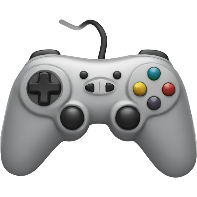 a controller thinking emoji