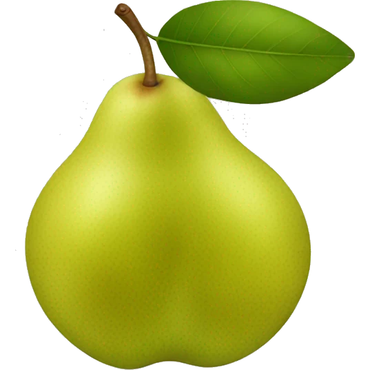 asian pear emoji