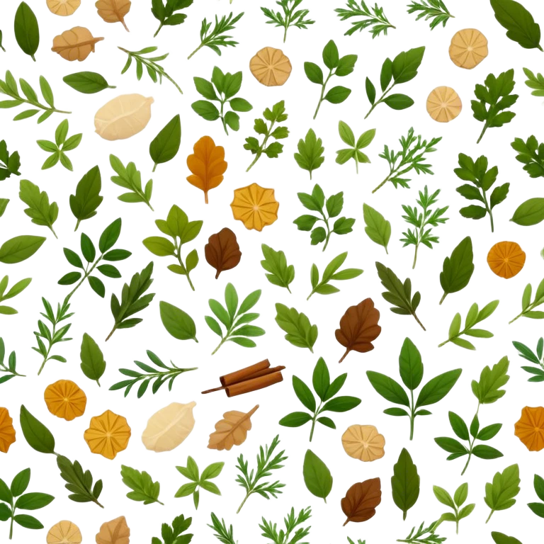 dried sliced mixed herbs for cooking emoji