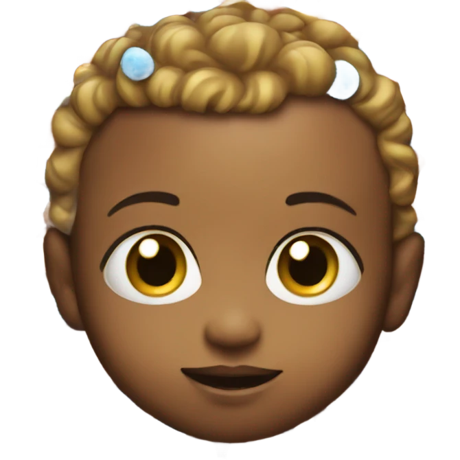 baby with candy emoji