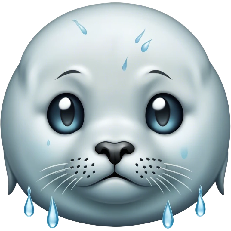 seal crying emoji