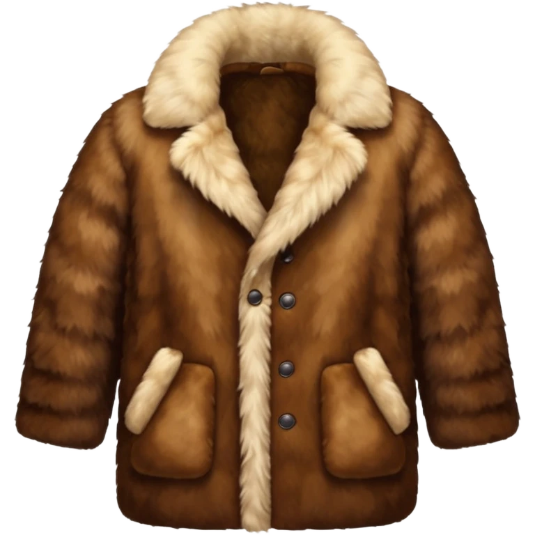 Fur coat emoji