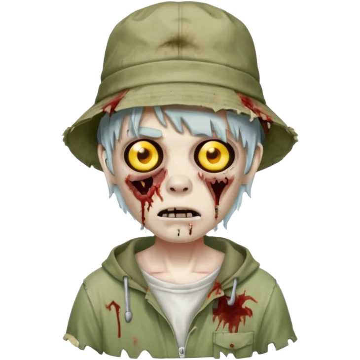 bucket hat zombie emoji