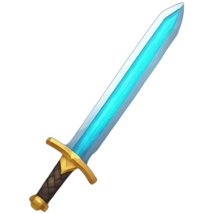 Pixel sword emoji