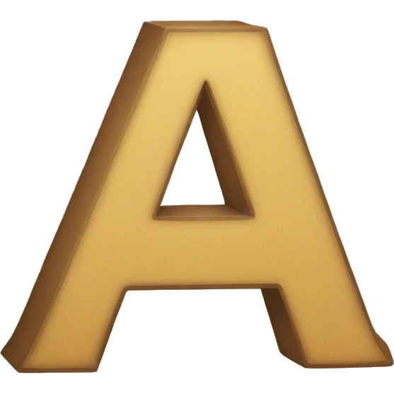 letter A emoji