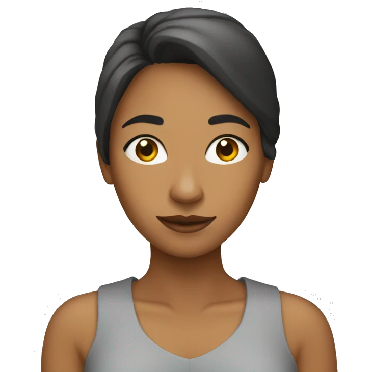 mulher rezando emoji