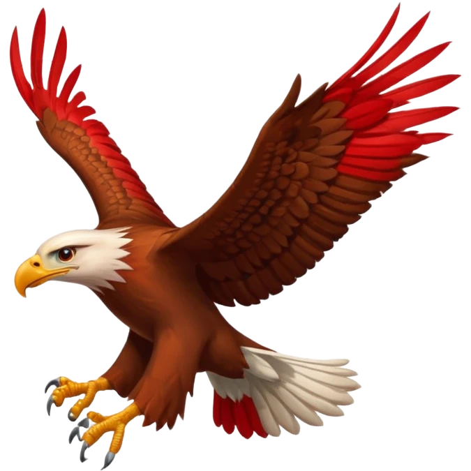 Red eagle  emoji