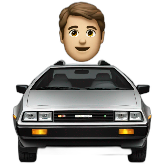 Delorean emoji