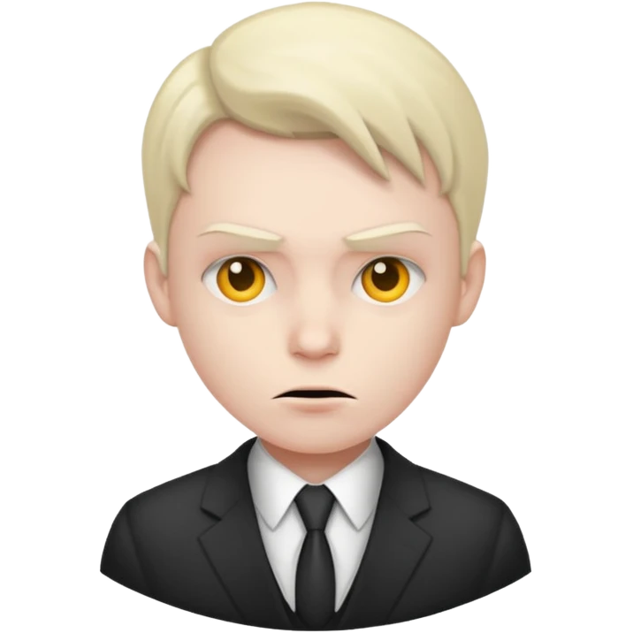 Job application with evil face emoji