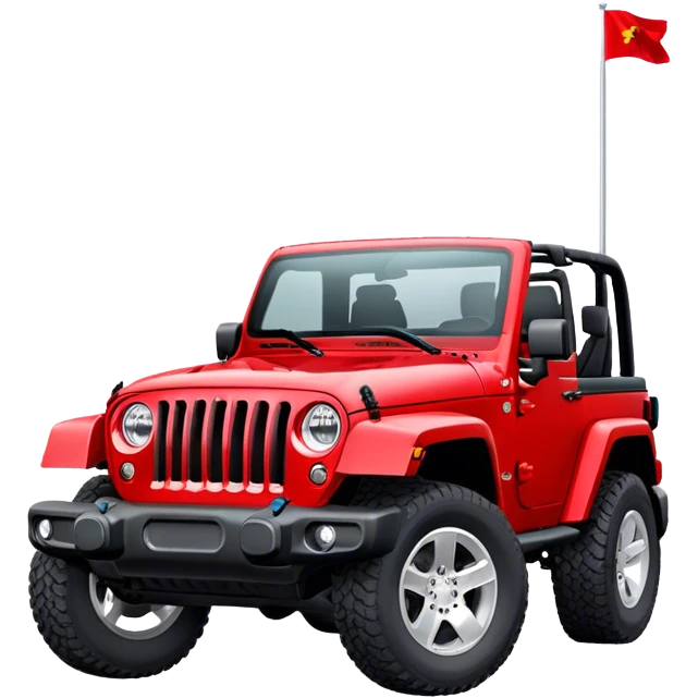 Jeep Wrangler - Jeep (Model Year: 2022) (Iconic colour: Red) emoji