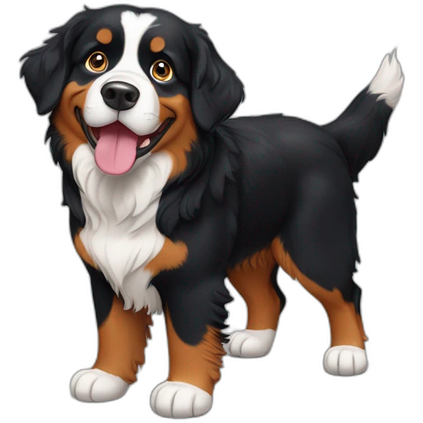Bernese mountain dog marco odermatt emoji