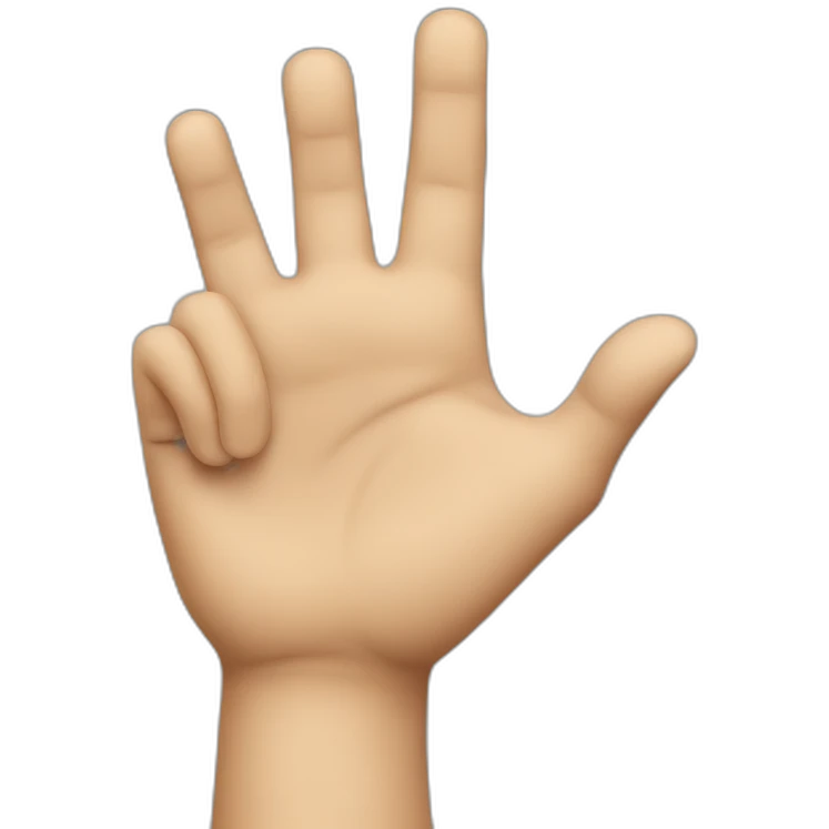 Hand pointing up emoji