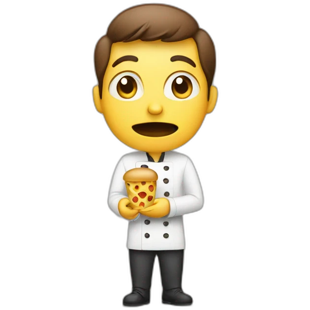 person thinks of food emoji