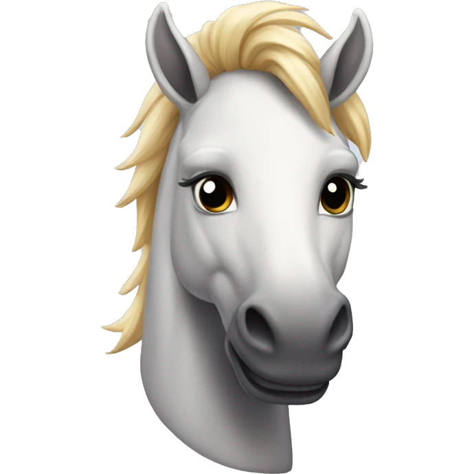 io su un unicorno emoji