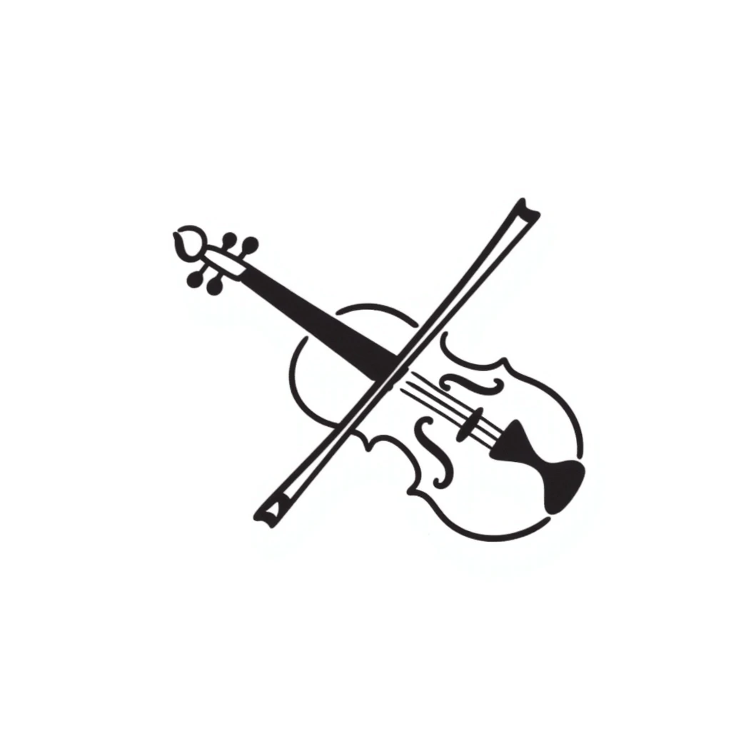 A violin emoji