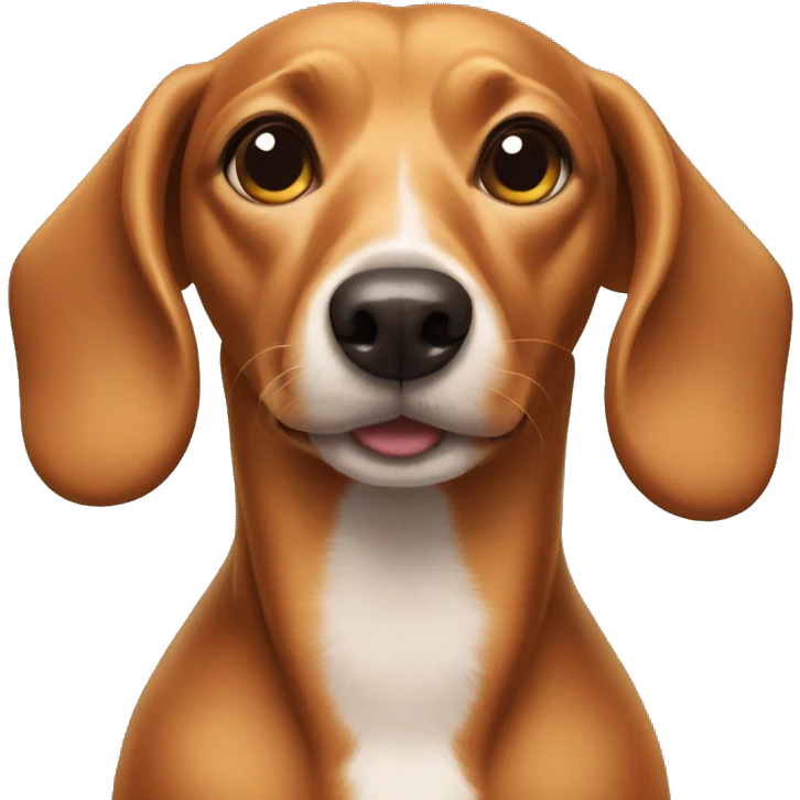 Weenie dog emoji