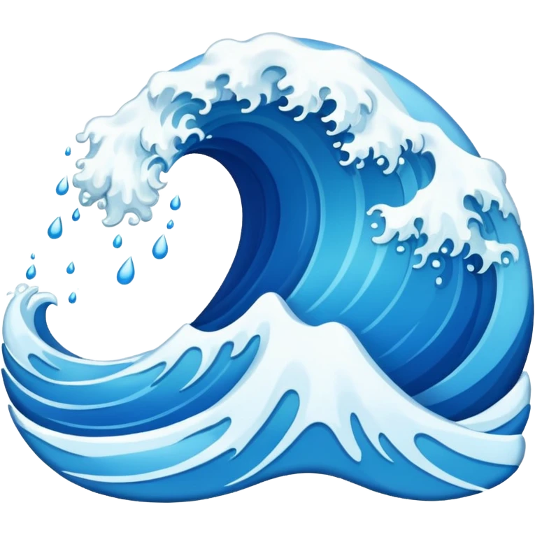 water waves emoji