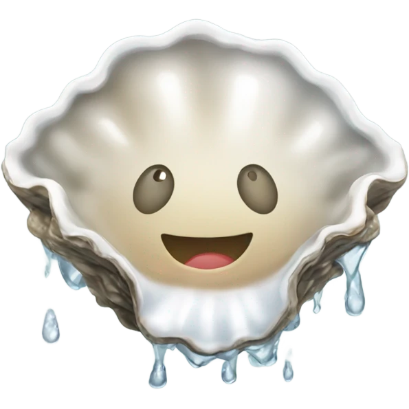 Wet oyster  emoji