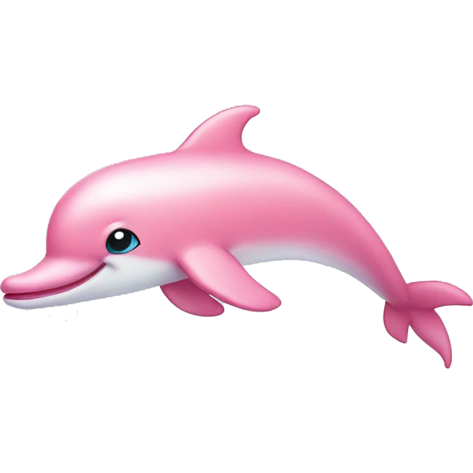 pink dolphin cute  emoji