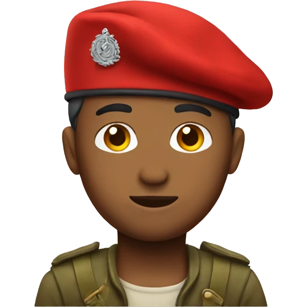 Red beret emoji