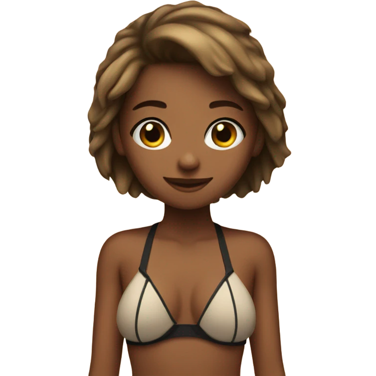Girl with bikini  emoji