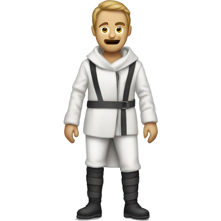 a person who is in a straight jacket emoji