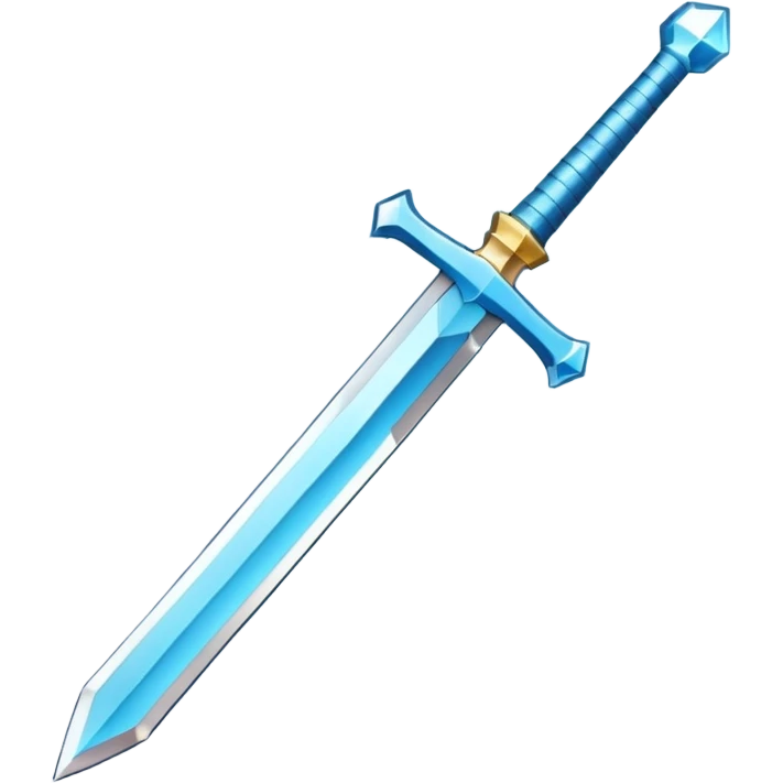 Minecraft diamond sword  emoji
