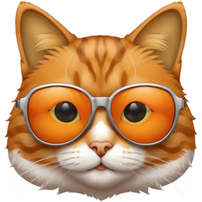 Cat wearing sunglasses emoji