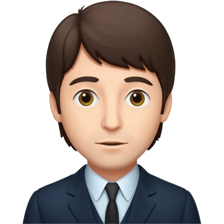 The Beatles member emoji