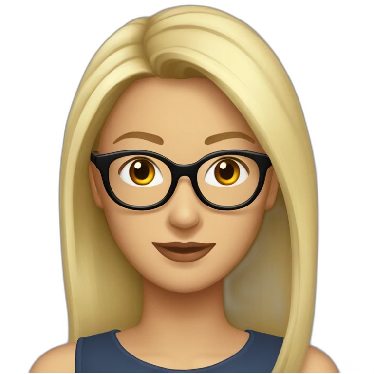 Jelena Riznic glasses emoji