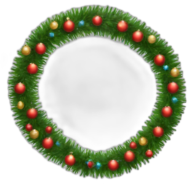 garland for the Christmas tree emoji