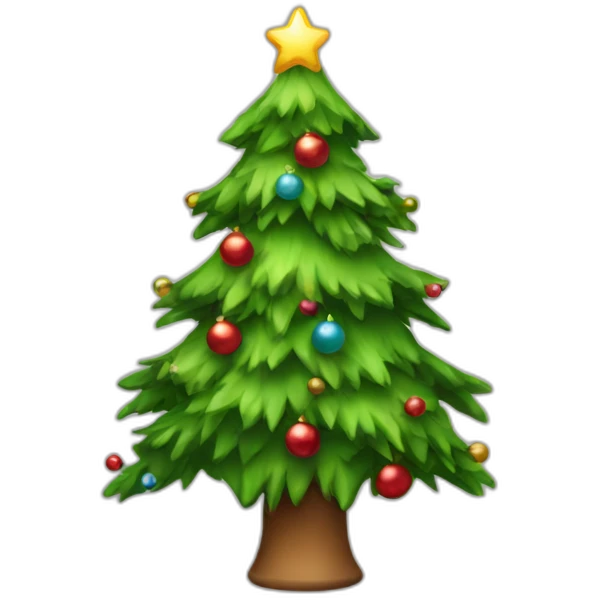merry christmas tree emoji