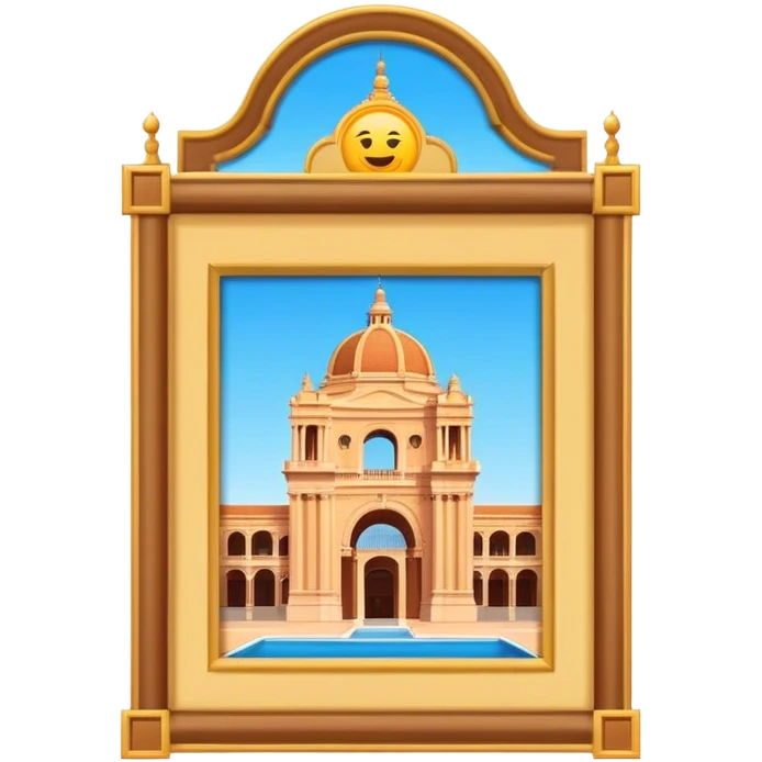 Cinematic Realistic Plaza de España Emoji  emoji
