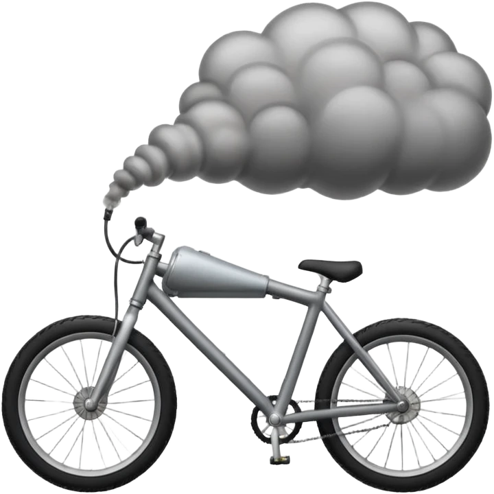 vehile pollution bike silencer smoke emoji