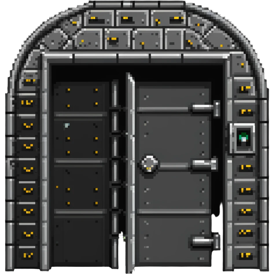 bank vault door emoji