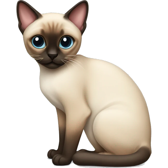 Siamese cat emoji