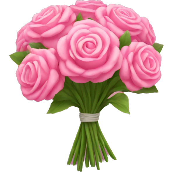pink bouquet emoji