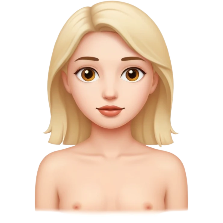 Naked girl  emoji