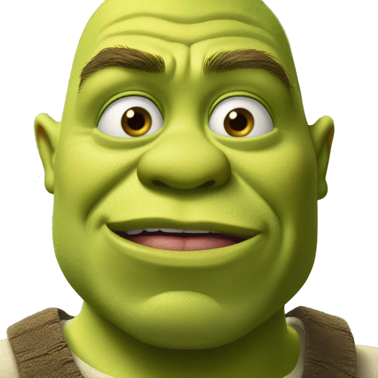shrek pursed lips meme emoji