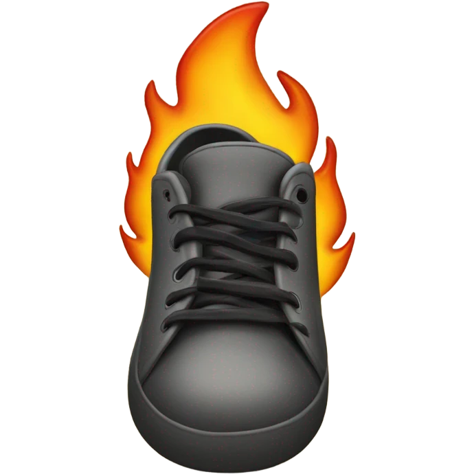 fire-on-shoe emoji