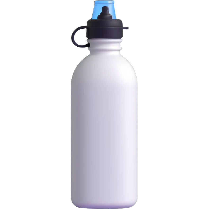white outdoor camping water bottle canteen emoji