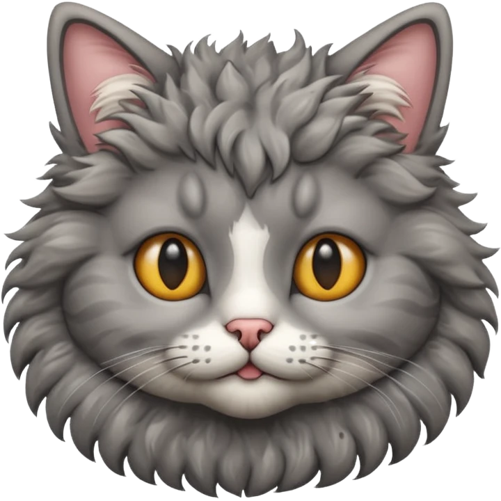 cat with curly hair emoji