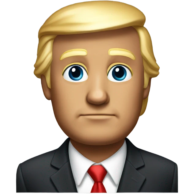 Donald j trump realistic emoji